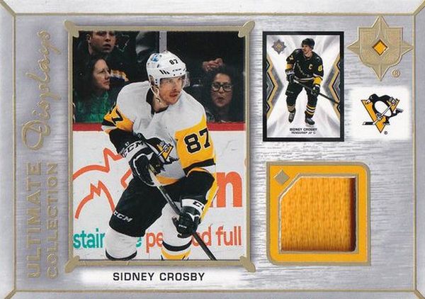 jersey karta SIDNEY CROSBY 21-22 UD Ultimate Displays Jersey číslo UD-SC